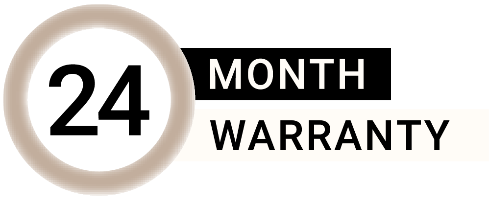 24 Month Warranty
